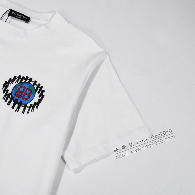 Balenciaga專櫃巴黎世家2023SS新款印花T恤 男女同款 tzy2939